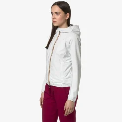 K-WAY Lily Stretch Dot - Jackets - Short - Woman - White Clearance