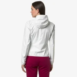 K-WAY Lily Stretch Dot - Jackets - Short - Woman - White Clearance