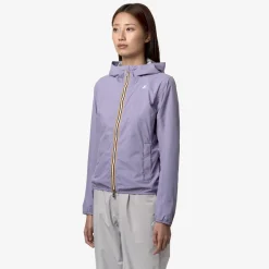 K-WAY Lily Stretch Dot - Jackets - Short - Woman - Violet Glicine Cheap