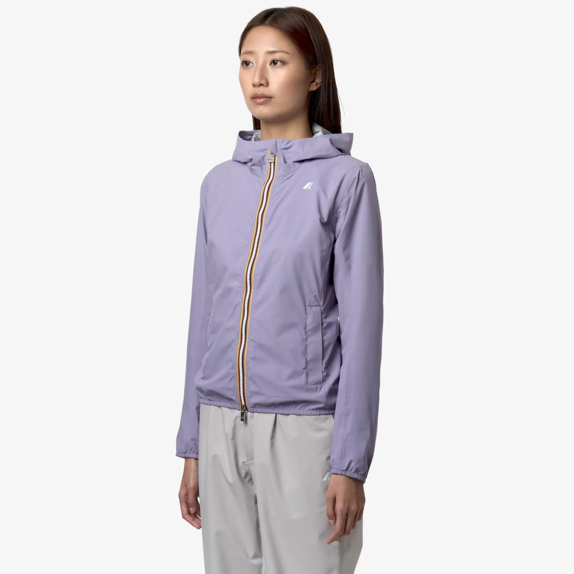 K-WAY Lily Stretch Dot - Jackets - Short - Woman - Violet Glicine Cheap
