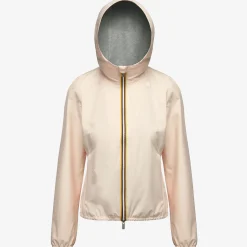 K-WAY Lily Stretch Poly Jersey - Jackets - Short - Woman - Pink Cloud Cheap