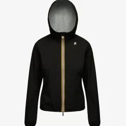 K-WAY Lily Stretch Poly Jersey - Jackets - Short - Woman - Black Pure Best