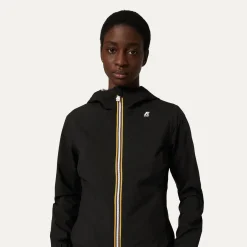 K-WAY Lily Stretch Poly Jersey - Jackets - Short - Woman - Black Pure Best