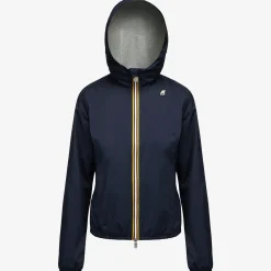 K-WAY Lily Stretch Poly Jersey - Jackets - Short - Woman - Blue Depth Best