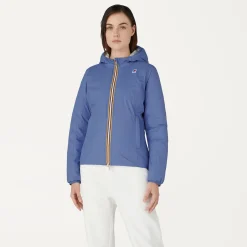K-WAY Lily Thermo Plus.2 Reversible - Jackets - Short - Woman - Azure Dk-White Milk Flash Sale