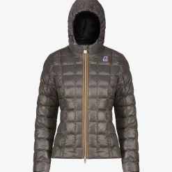K-WAY Lily Thermo Plus.2 Reversible - Jackets - Short - Woman - Black Pure-Grey Smoked Shop