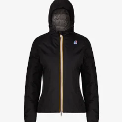 K-WAY Lily Thermo Plus.2 Reversible - Jackets - Short - Woman - Black Pure-Grey Smoked Shop