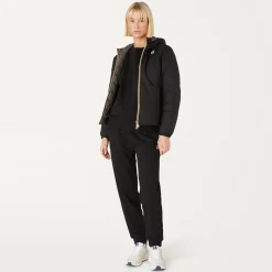 K-WAY Lily Thermo Plus.2 Reversible - Jackets - Short - Woman - Black Pure-Grey Smoked Shop