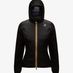 K-WAY Lily Thermo Plus.2 Reversible - Jackets - Short - Woman - Black Pure-Blue Depth Cheap