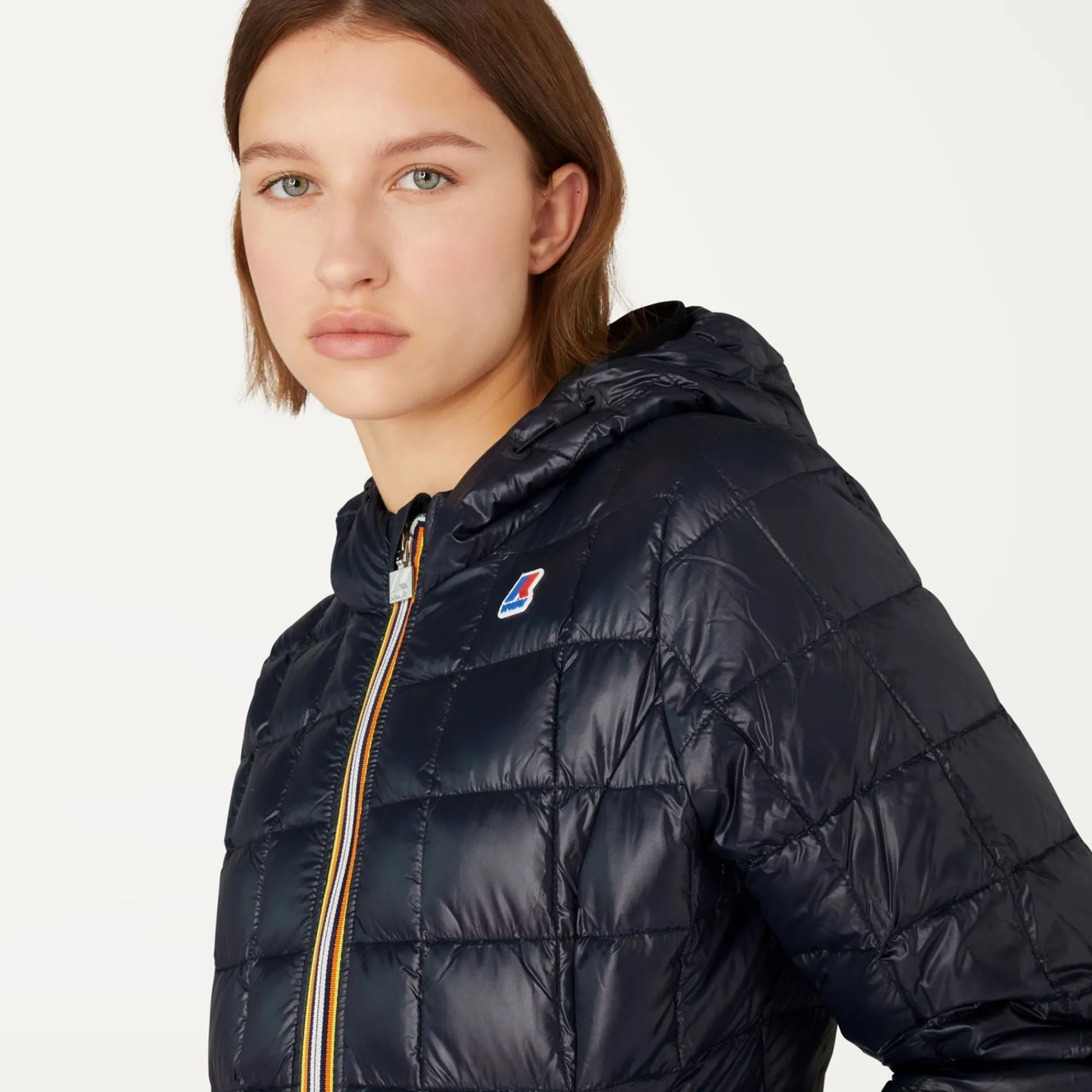 K-WAY Lily Thermo Plus.2 Reversible - Jackets - Short - Woman - Black Pure-Blue Depth Cheap