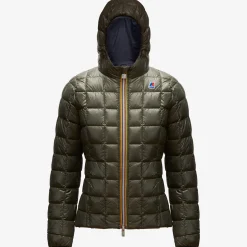 K-WAY Lily Thermo Plus.2 Reversible - Jackets - Short - Woman - Blue Depth-Black Torba Best