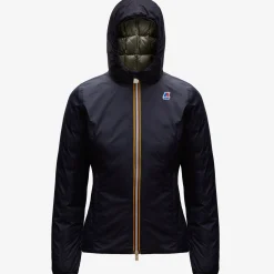 K-WAY Lily Thermo Plus.2 Reversible - Jackets - Short - Woman - Blue Depth-Black Torba Best