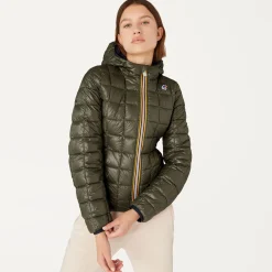 K-WAY Lily Thermo Plus.2 Reversible - Jackets - Short - Woman - Blue Depth-Black Torba Clearance