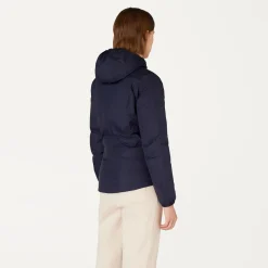 K-WAY Lily Thermo Plus.2 Reversible - Jackets - Short - Woman - Blue Depth-Black Torba Clearance