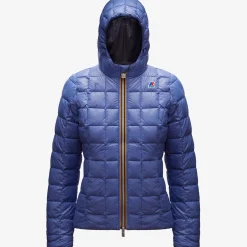 K-WAY Lily Thermo Plus.2 Reversible - Jackets - Short - Woman - Blue Maritime-Azure Dk Sale