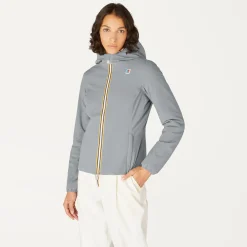 K-WAY Lily Warm Reversible - Jackets - Short - Woman - Grey Md Steel-Pink Dafne Hot