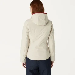 K-WAY Lily Warm Reversible - Jackets - Short - Woman - Red Dk Tomato-Beige Grey Best