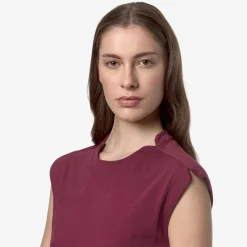 K-WAY Limmy - T-Shirtstop - Top - Woman - Red Dk Best