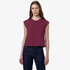 K-WAY Limmy - T-Shirtstop - Top - Woman - Red Dk Best