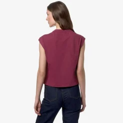 K-WAY Limmy - T-Shirtstop - Top - Woman - Red Dk Best