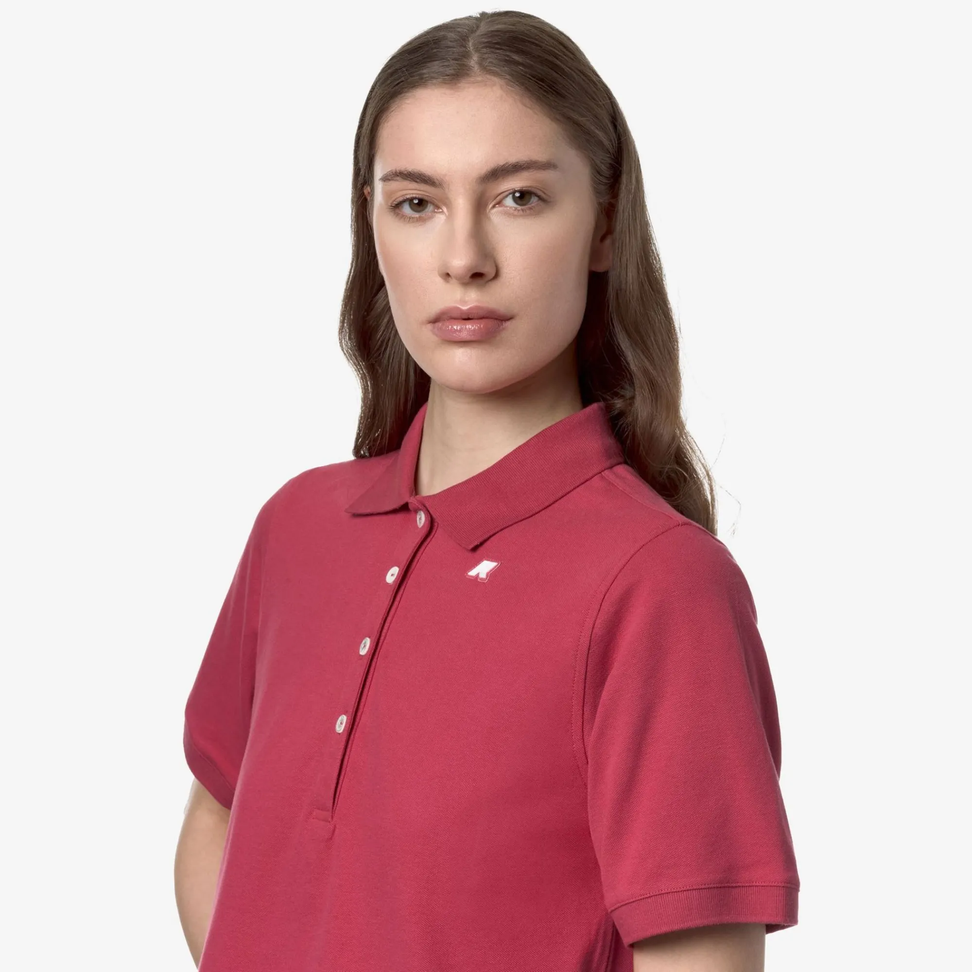K-WAY Liselle - Polo Shirts - Polo - Woman - Dk Pink Discount