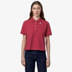 K-WAY Liselle - Polo Shirts - Polo - Woman - Dk Pink Discount
