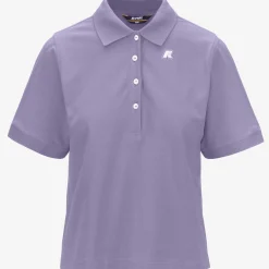 K-WAY Liselle - Polo Shirts - Polo - Woman - Violet Glicine New