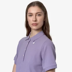 K-WAY Liselle - Polo Shirts - Polo - Woman - Violet Glicine New