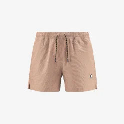 K-WAY Loiret - Bathing Suits - Swimming Trunk - Man - Pink Stripes Hot