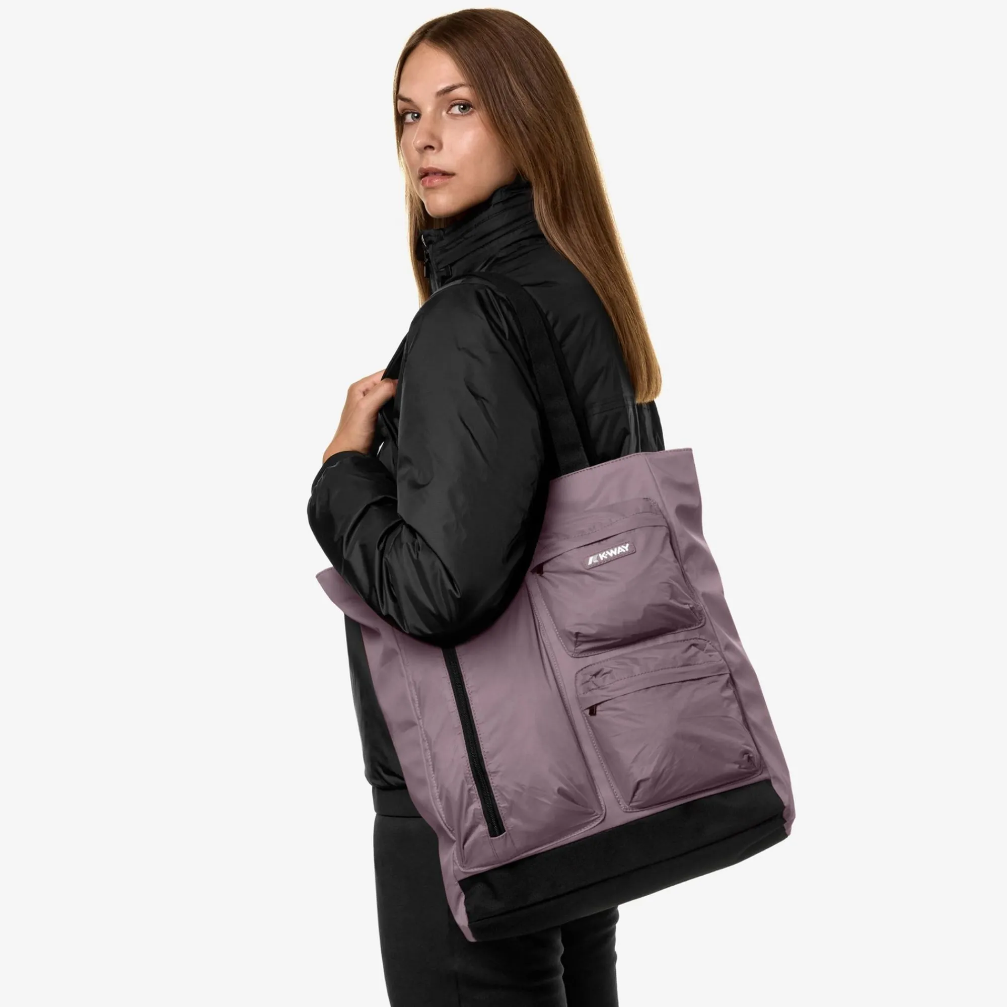 K-WAY Lorey - Bags - Shopping Bag - Unisex - Violet Dusty Discount