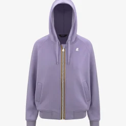 K-WAY Lydie Light Spacer - Fleece - Jacket - Woman - Violet Glicine Online