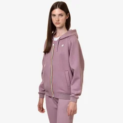 K-WAY Lydie Light Spacer - Fleece - Jacket - Woman - Violet Dusty Hot