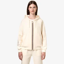 K-WAY Lydie Light Spacer - Fleece - Jacket - Woman - Beige Shortbread Outlet