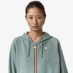 K-WAY Lydie Light Spacer - Fleece - Jacket - Woman - Green Mold Best Sale