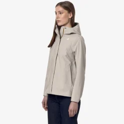 K-WAY Madalina Bonded Jersey - Jackets - Mid - Woman - Beige Lt Best Sale