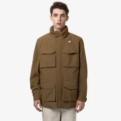 K-WAY Manphy Eco Ottoman - Jackets - Mid - Man - Brown Corda Outlet