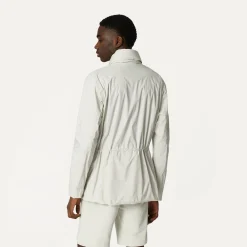 K-WAY Manphy Stretch Nylon Jersey - Jackets - Short - Man - Beige Lt Discount
