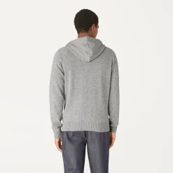 K-WAY Marcy Lambswool - Knitwear - Jacket - Man - Grey Md Steel Clearance