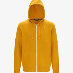 K-WAY Marcy Lambswool - Knitwear - Jacket - Man - Yellow Sunflower New