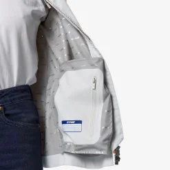 K-WAY Marguerite Stretch Dot - Jackets - Mid - Woman - White Best