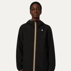 K-WAY Marguerite Stretch Poly Jersey - Jackets - Mid - Woman - Black Pure Sale