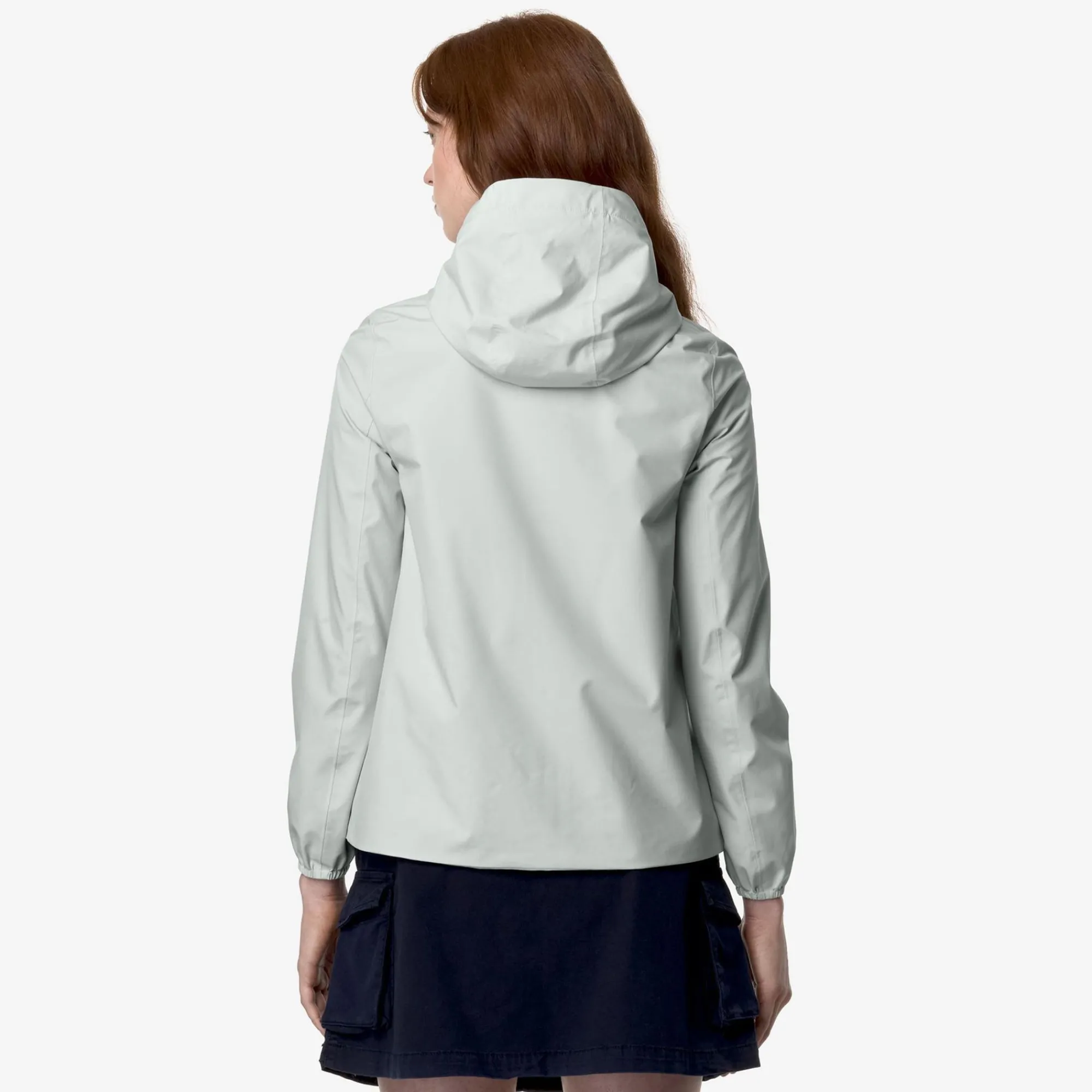 K-WAY Marguerite Stretch Poly Jersey - Jackets - Mid - Woman - Grey Sage Outlet