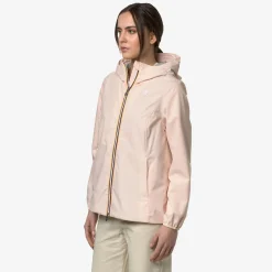 K-WAY Marguerite Stretch Poly Jersey - Jackets - Mid - Woman - Pink Gardenia Fashion