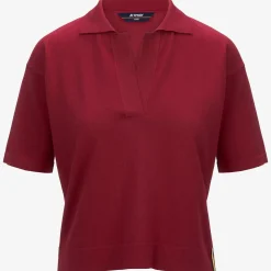 K-WAY Marlhes - Knitwear - Polo - Woman - Red Dk Clearance