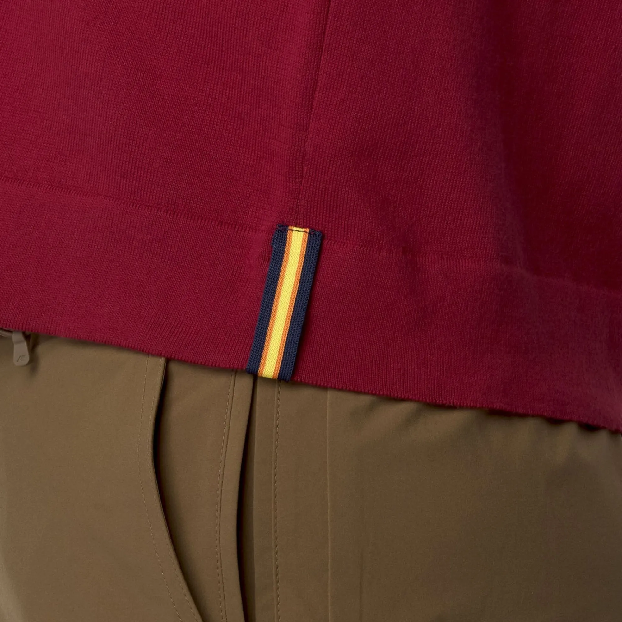 K-WAY Marlhes - Knitwear - Polo - Woman - Red Dk Clearance