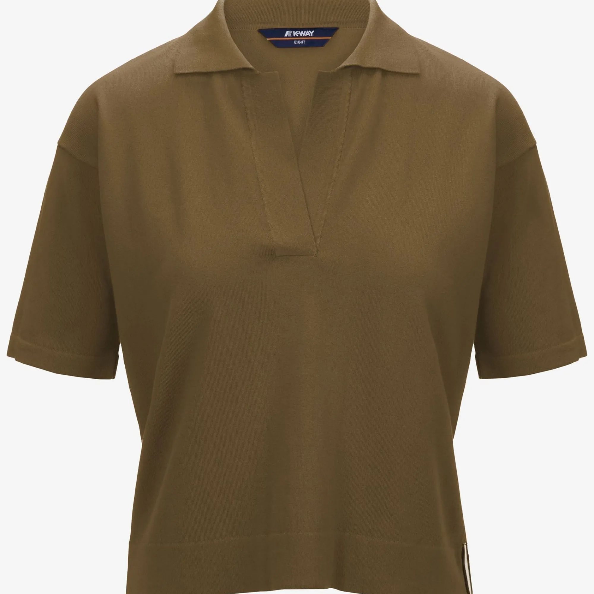 K-WAY Marlhes - Knitwear - Polo - Woman - Brown Corda Best Sale