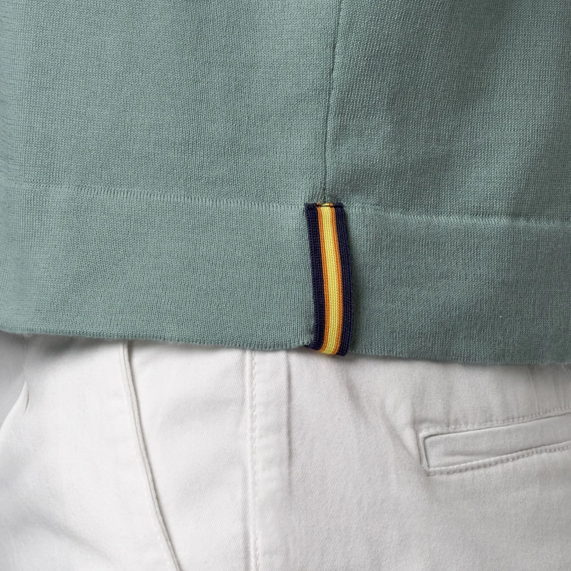 K-WAY Marlhes - Knitwear - Polo - Woman - Green Mold Flash Sale