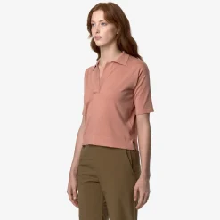 K-WAY Marlhes - Knitwear - Polo - Woman - Rose Brown Shop