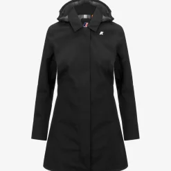 K-WAY Mathy Bonded Jersey - Jackets - Mid - Woman - Black Pure Store