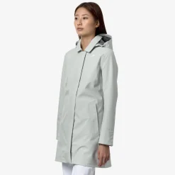 K-WAY Mathy Bonded Jersey - Jackets - Mid - Woman - Grey Sage Flash Sale